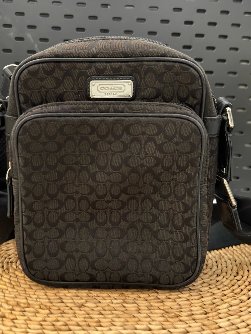 Coach Signature Flight Crossbody Bag